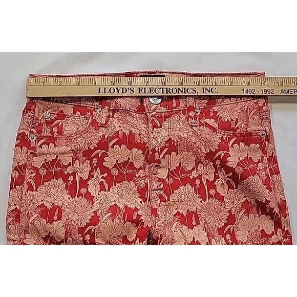 Hudson Jeans Size 27 Nico Midrise Super Skinny Lot Of 3-Black Metallic/Brown/Red - Picture 4 of 15